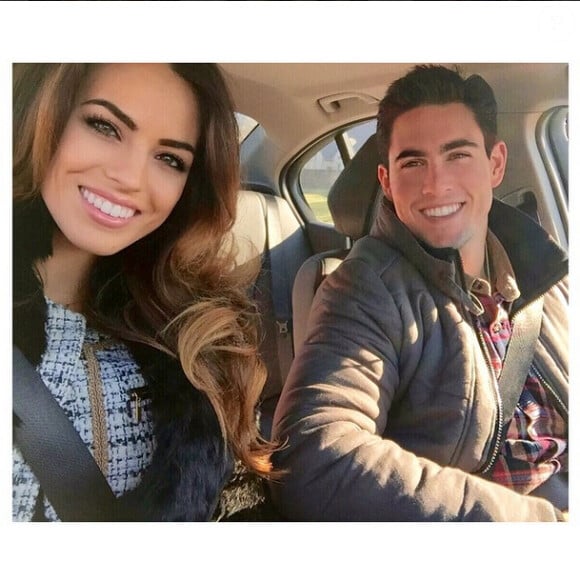Kacie McDonnel et Aaron Murray - photo publiée sur le compte Instagram de Kacie McDonnel le 27 novembre 2014