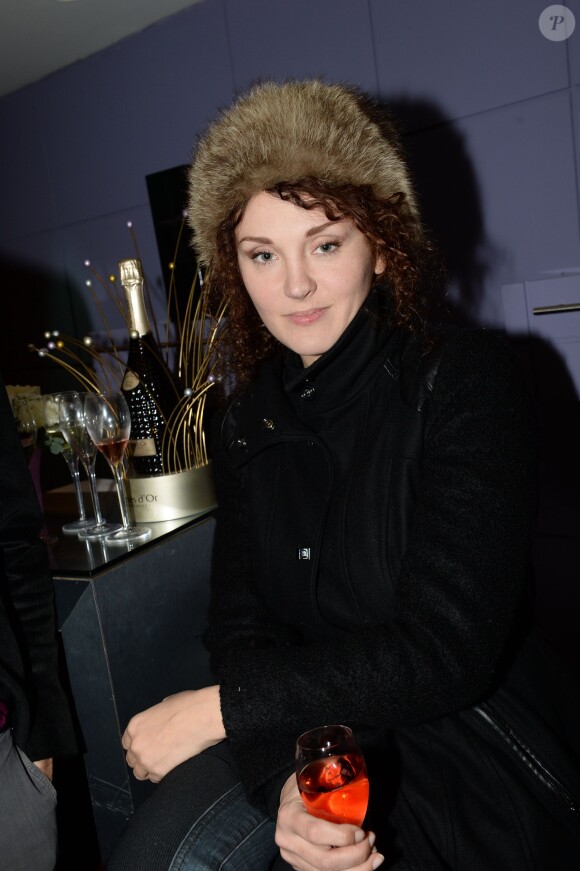 Laura Presgurvic - Galette des rois au show room Nicolas Feuillatte à Paris. Janvier 2015.