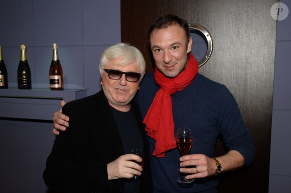 Cerrone et Alexandre Devoise - Galette des rois au show room Nicolas Feuillatte à Paris. Janvier 2015.