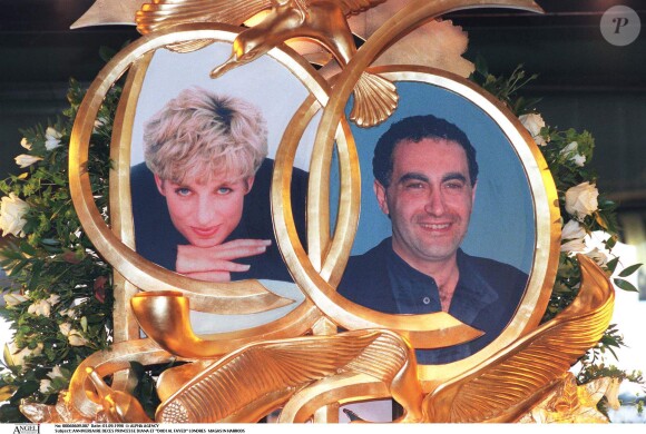 Lady Di et Dodi Al-Fayed, hommage en 1998