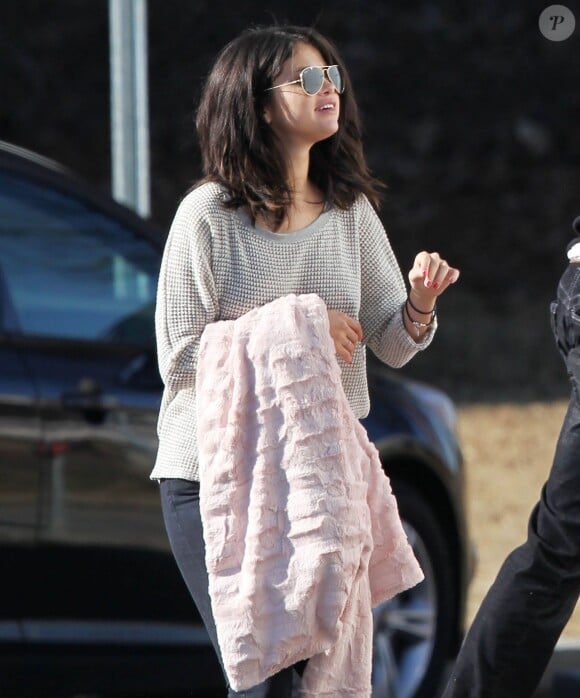 Exclusif - Selena Gomez se rend à une réunion de pré-production pour le film "The Revised Fundamentals Of Caregiving" à Atlanta, le 22 janvier 2015.  