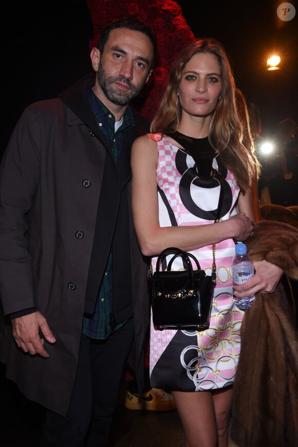 Riccardo Tisci et Frankie Rayder - Soirée Versace après le défilé haute couture printemps-été 2015 à Paris le 25 janvier 2015.