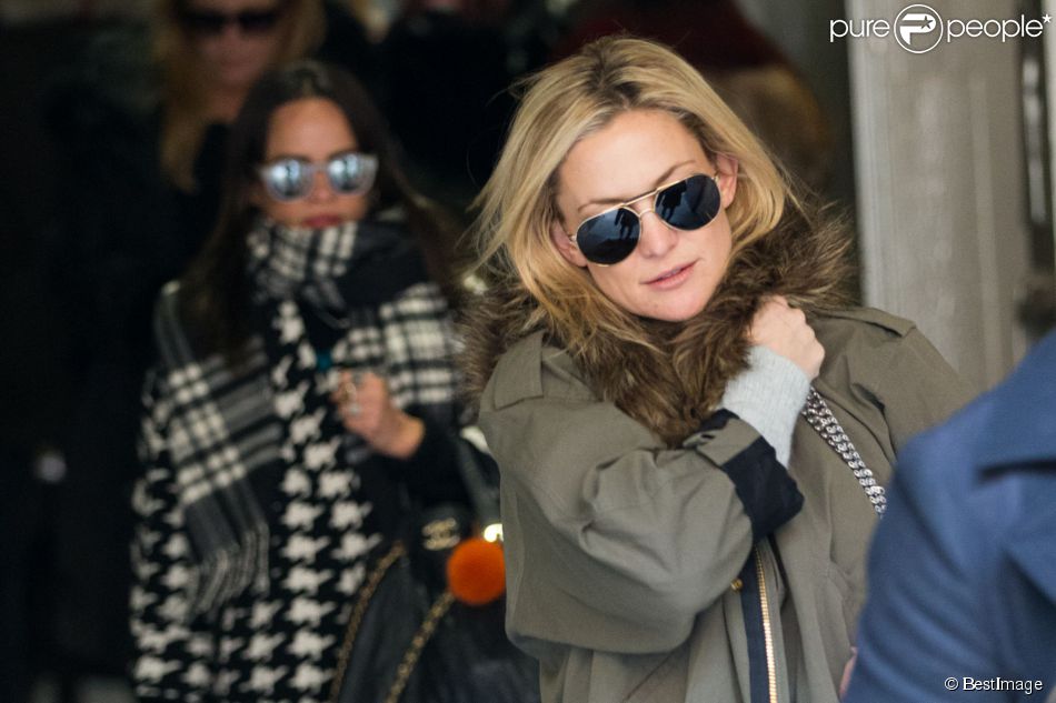  Kate Hudson fait du shopping dans le Marais &amp;agrave; L&#039;Eclaireur. Paris le 25 janvier 2015. 