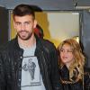 Shakira et son compagnon Gerard Piqué à Barcelone, le 14 mars 2013