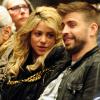 Shakira et son amoureux Gerard Piqué à Barcelone, le 14 mars 2013