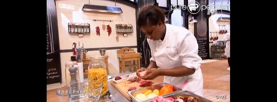  Fatimata Amadou - Emission  Top Chef 2015  sur M6.  Prime  du 26 janvier 2015. 