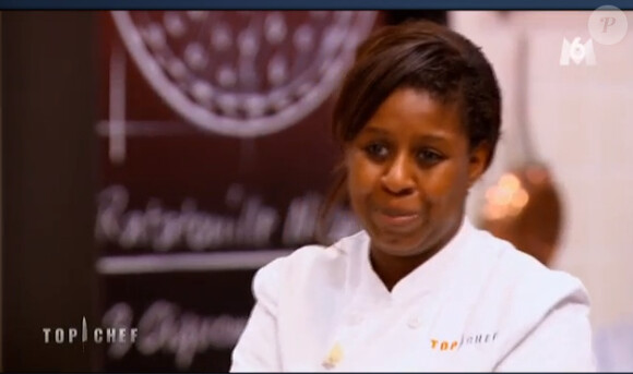 Fatimata est la première candidate éliminée du concours - Emission Top Chef 2015 sur M6. Prime du 26 janvier 2015.