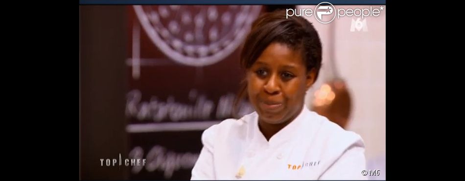 Fatimata est la première candidate éliminée du concours - Emission  Top Chef 2015  sur M6.  Prime  du 26 janvier 2015.
