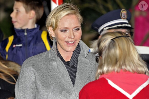 Le prince Albert II de Monaco et la princesse Charlene célébraient la Sainte Dévote, le 26 janvier 2015 sur le port Hercule. Ils ont embrasé ensemble la barque rappelant la légende de la martyre corse devenue sainte patronne de la principauté.