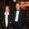 Patrick Poivre d'Arvor et sa fille Solenn au festival de Cannes en 1992.