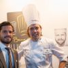 Le prince Carl Philip de Suède soutient l'équipe suédoise lors du concours du Bocuse d'or pendant le Salon international de la restauration, de l'hôtellerie et de l'alimentation (Sirha) à Lyon, le 28 janvier 2015.