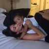 Kim Kardashian, maman câline avec sa fille North. Photo postée le 31 janvier 2015.
