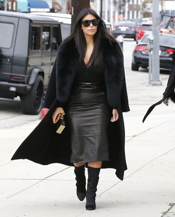 Kim Kardashian à Los Angeles, le 30 janvier 2015.