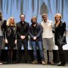 Christa Théret, Rob, Alysson Paradis, Christophe Gans, Alexandre Aja, Gregory Levasseur et Marie Kremer lors du 22e Festival International du Film Fantastique de Gérardmer, le 1er février 2015.