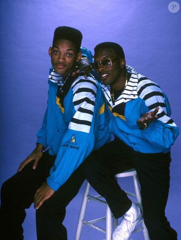 Will Smith et DJ Jazzy Jeff du groupe "DJ Jazzy Jeff and the Fresh Prince" en 1988.