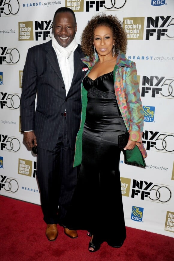 Gregory Generet et Tamara Tunie lors de la diffusion de Flight, soirée de cloture du 50ème festival du film de New York le 14 octobre 2012 