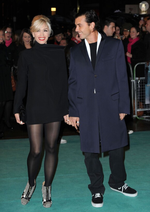 Gwen Stefani et Gavin Rossdale à Londres, le 15 décembre 2009.