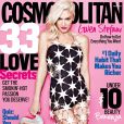 Gwen Stefani en couverture du magazine américain "Cosmopolitan", mars 2015.