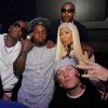 Birdman, Lil Wayne, Mack Maine, Nicki Minaj et Fred Durst au club LIV. Miami, avril 2012.