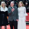 Werner Herzo, sa femme Lena et Nicole Kidman - Avant-première du film "Queen of the Desert" lors du 65e festival du film de Berlin, la Berlinale, le 6 février 2015