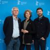 Tom Courtenay, Charlotte Rampling et Andrew Haigh - Photocall du film "45 Years" lors du 65e festival du film de Berlin, la Berlinale, le 6 février 2015.