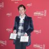 Bertrand Bonello, nommé dans la catégorie Meilleur Film pour le film "Saint Laurent" - Déjeuner des nommés aux César 2015 au Fouquet's à Paris, le 7 février 2015.