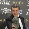 Antonio Banderas a reçu un Goya d'honneur pour l'ensemble de de sa carrière - Cérémonie des Goya Awards à Madrid le 7 février 2015
