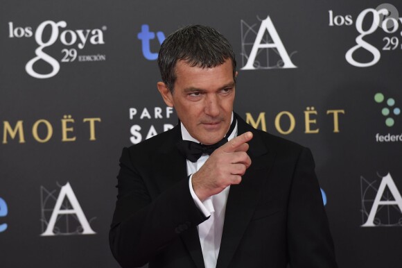 Antonio Banderas - Arrivées des people à la cérémonie des Goya Awards à Madrid le 7 février 2015
