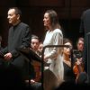 Exclusif - Éric Génovèse, Marion Cotillard - Marion Cotillard sur scène pour un spectacle musical unique avec l'Orchestre philharmonique à l'auditorium Rainer III de Monte-Carlo à Monaco le 8 février 2015. 