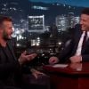 David Beckham raconte sa vie de retraité, ou plutôt sa reconversion en chauffeur pour ses quatre enfants, au présentateur Jimmy Kimmel dans l'émission Jimmy Kimmel Live!. Janvier 2015.