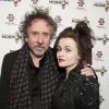 Tim Burton et Helena Bonham Carter en soirée à Londres le 13 mars 2013
