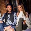 Exclusif - Nabilla et Thomas au MGM Café à Bruxelles. Septembre 2014.