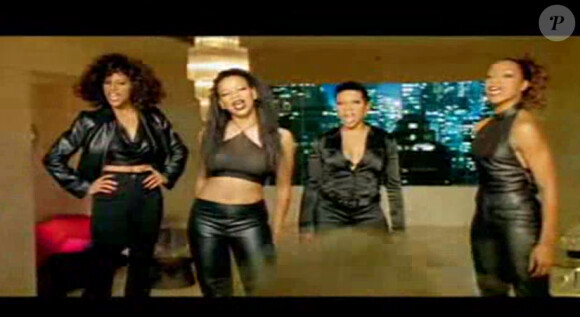 Les membres du groupe En Vogue dans la vidéo de leur clip Don't Let Go (Love)
