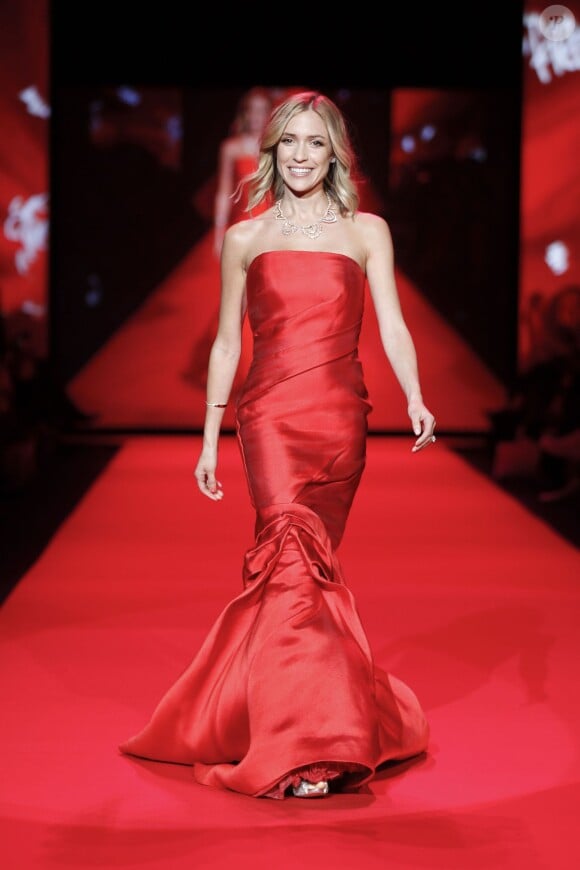 Kristin Cavallari participe au défilé Go Red For Women 2015 de l'American Heart Association au Lincoln Center. New York, le 12 février 2015.