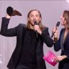 David Guetta récompensé pour célébrer 30 ans du musiques électroniques françaises - Victoires de la musique, au Zénith de Paris, le 13 février 2015.