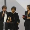 Alain Souchon, Laurent Voulzy et Virginie Guilhaume - Soirée des 30ème Victoires de la Musique au Zénith de Paris, le 13 février 2015.13/02/2015 - Paris