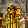 Sylvie Hoarau et Aurélie Saada, du groupe Brigitte - Soirée des 30ème Victoires de la Musique au Zénith de Paris, le 13 février 2015.13/02/2015 - Paris