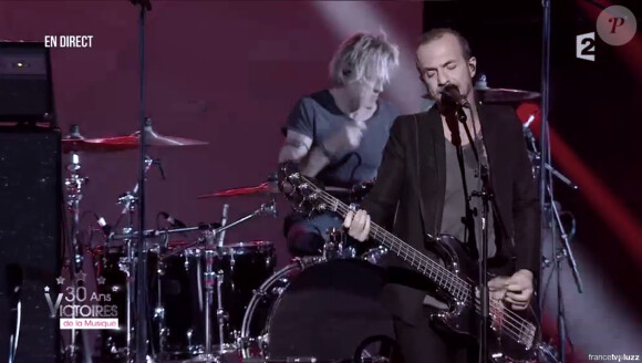 Calogero aux 30e Victoires de la musique, au Zénith de Paris, le 13 février 2015.