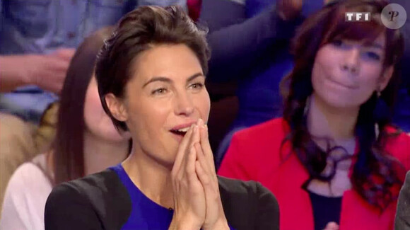 Alessandra Sublet surprise dans Les enfants de la télé, le 13 février 2015 sur TF1.