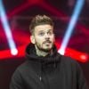 Le chanteur M.Pokora inaugure le marché de Noël de Strasbourg, la ville de son enfance, le 28 novembre 2014.