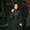 Kim Kardashian et son mari Kanye West à New York, le 14 février 2015.