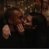 Kanye West et Kim Kardashian, au soir de la Saint Valentin. New York, le 14 février 2015.