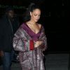 Rihanna arrive à la Grand Central Station pour assister au défilé Zac Posen automne-hiver 2015-2016. New York, le 16 février 2015.