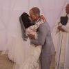 Naya Rivera et son mari Ryan Dorsey lors de leur mariage en juillet 2014