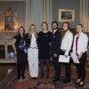 Le prince Carl Philip de Suède remet les bourses scolaires de la fondation pour les sports du Prince Bertil et de la princesse Lilian, au palais royal à Stockholm, le 11 février 2015.