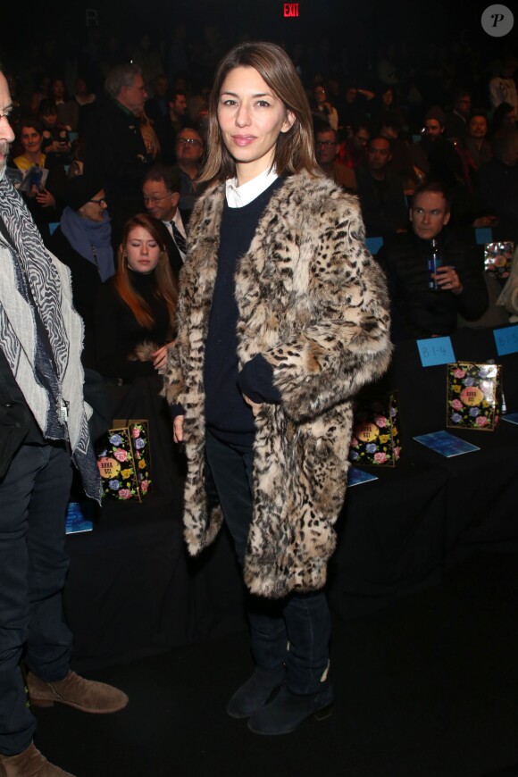 Sofia Coppola assiste au défilé Anna Sui au Lincoln Center. New York, le 18 février 2015.