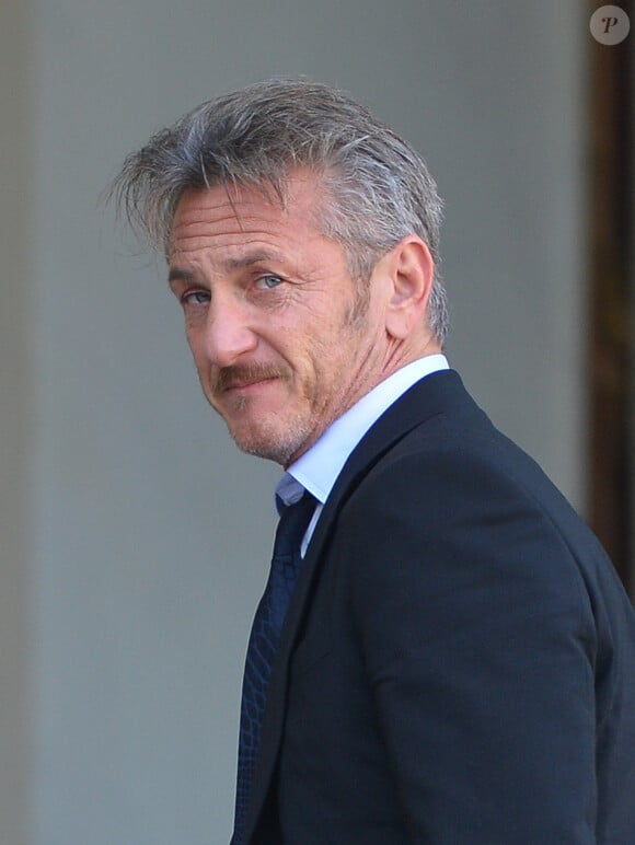 Sean Penn, fondateur de la J/P Haitian Relief Organisation, à l'Elysée, Paris, le 19 février 2015.