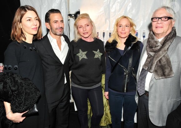 Sofia Coppola, Marc Jacobs et Debbie Harry lors du défilé Marc Jacobs automne-hiver 2015 à la Park Avenue Armory. New York, le 19 février 2015.