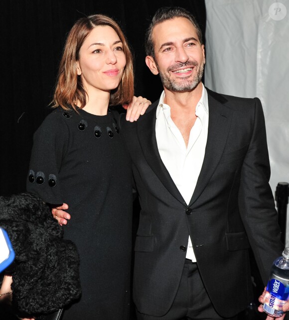 Sofia Coppola et son ami Marc Jacobs lors du défilé Marc Jacobs automne-hiver 2015 à la Park Avenue Armory. New York, le 19 février 2015.