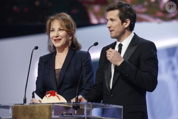 Nathalie Baye et Guillaume Canet - 40ème cérémonie des César au théâtre du Châtelet à Paris, le 20 février 2015.